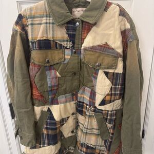 We The Free Home Spun Shirt Jacket Size S